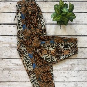 Urban Outfitters Printed Tapered Pants